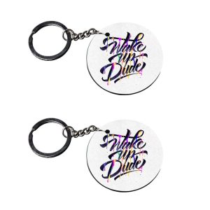 | motivational keychain | keychain for best friends customized keychain with photo Printed Wooden Keychain| Circle Shape Set 