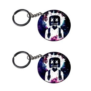 | marshmallow X X Smilykeychain | keychain quotes customized keychain with photo Printed Wooden Keychain| Circle Shape Set of