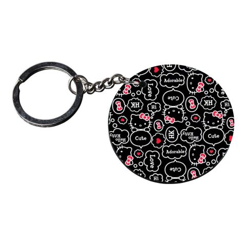 Crafty Worth | love keychain | keychain for girls customized keychain with photo Printed Wooden Keychain| Circle Shape Set of 2 keyrings 2×2 inch - alternate view