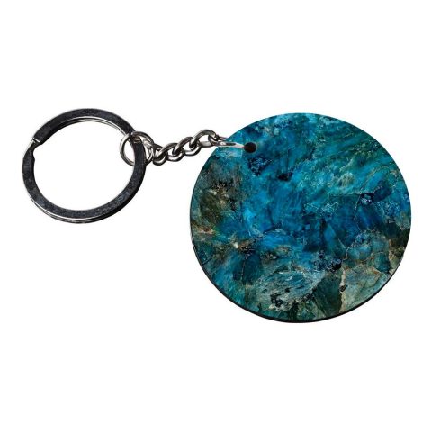Crafty Worth | green marble texture | keychain for 100 customized keychain with photo Printed Wooden Keychain| Circle Shape Set of 2 keyrings 2×2 inch - alternate view