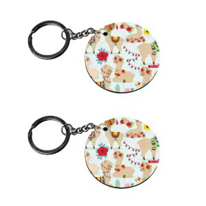| key chain for girls stylish latest | keychain for car customized keychain with photo Printed Wooden Keychain| Circle Shape 