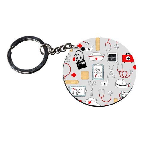 Crafty Worth | back to school keychain | r keychain customized keychain with photo Printed Wooden Keychain| Circle Shape Set of 2 keyrings 2×2 inch - alternate view
