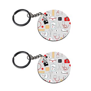 | back to school keychain | keychain love customized keychain with photo Printed Wooden Keychain| Circle Shape Set of 2 keyri