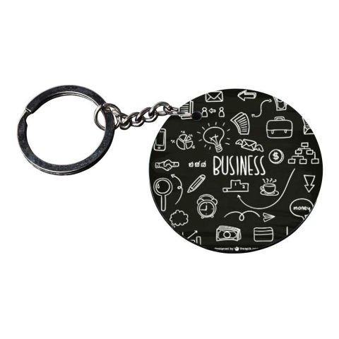 Crafty Worth | back to school keychain | t keychain customized keychain with photo Printed Wooden Keychain| Circle Shape Set of 2 keyrings 2×2 inch - alternate view