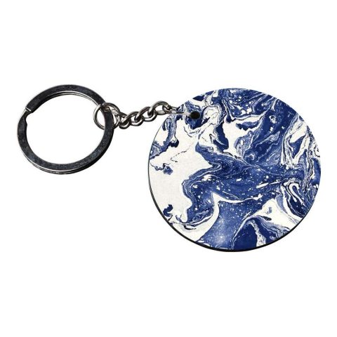 Crafty Worth | marble texture keychain | keychain for bike customized keychain with photo Printed Wooden Keychain| Circle Shape Set of 2 keyrings 2×2 inch - alternate view