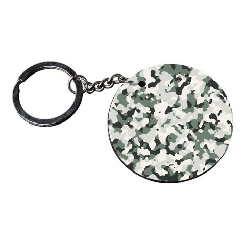 Crafty Worth | army keychain | d keychain images customized keychain with photo Printed Wooden Keychain| Circle Shape Set of 2 keyrings 2×2 inch - alternate view