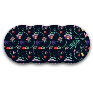 Crafty Worth handmade wooden coaster set of 4