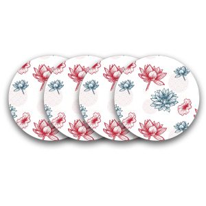 Crafty Worth wooden hot dish coasters set of 4
