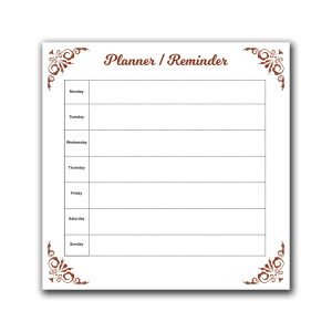 Crafty Worth plain weekly planner magnet sheet 12x12 - photo 3