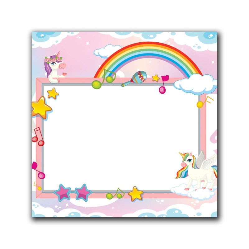 Magical Unicorn Magnetic Fridge Whiteboard