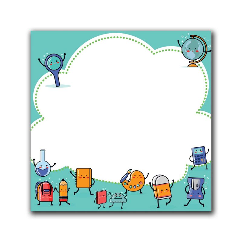 Cute School Supplies Fridge Whiteboard