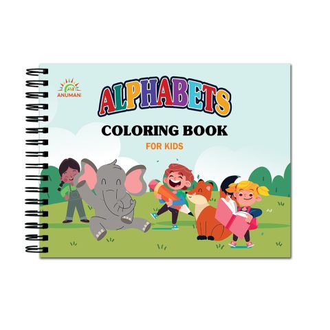 Crafty Worth | ABC Colouring Book colouring book for kids | A4 size