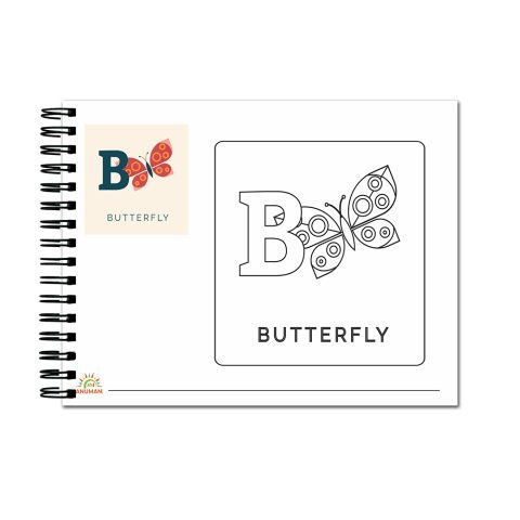 Alphabet Learning A4 Coloring Book - alternate view