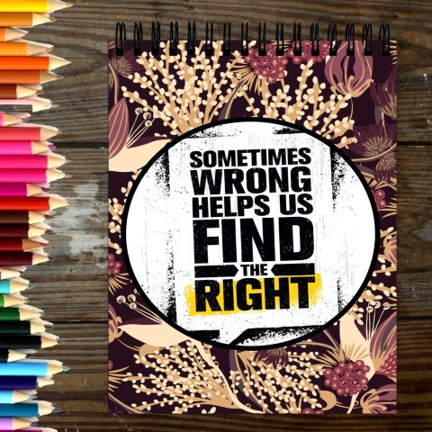 Crafty Worth Sketch Book Something Wrong sketch book for kids Thick Sheets A4 Size,100 Sheets/200 Pages - alternate view