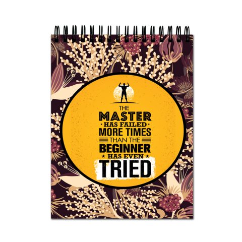 Crafty Worth Sketch Book The master has failed sketch book for sketching Thick Sheets A4 Size,100 Sheets/200 Pages