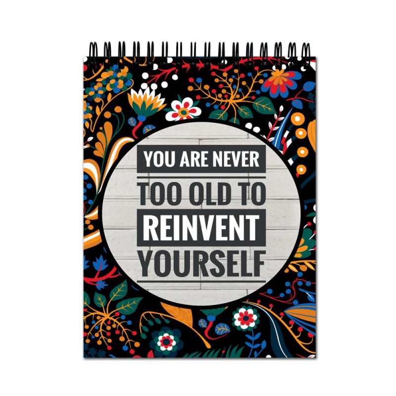 Inspirational Floral A4 Spiral Sketchbook