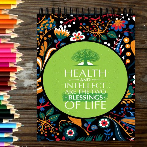 Crafty Worth Sketch Book health and intellect sketch book A4 Thick Sheets A4 Size,100 Sheets/200 Pages - alternate view