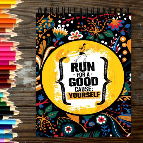 Crafty Worth Sketch Book run for a good cause sketch book for sketching Thick Sheets A4 Size,100 Sheets/200 Pages - alternate view