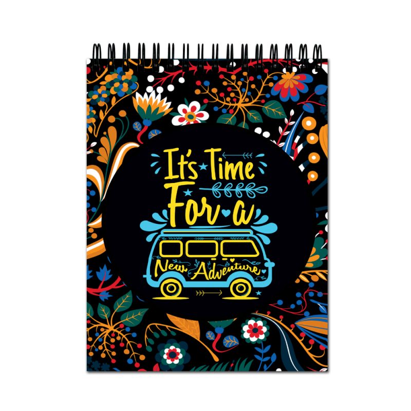New Adventure Floral A4 Sketchbook