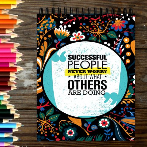 Crafty Worth Sketch Book successful people sketch book for artists a4 Thick Sheets A4 Size,100 Sheets/200 Pages - alternate view