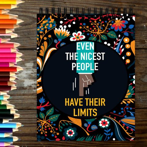 Crafty Worth Sketch Book even the nicest people sketch book for sketching Thick Sheets A4 Size,100 Sheets/200 Pages - alternate view