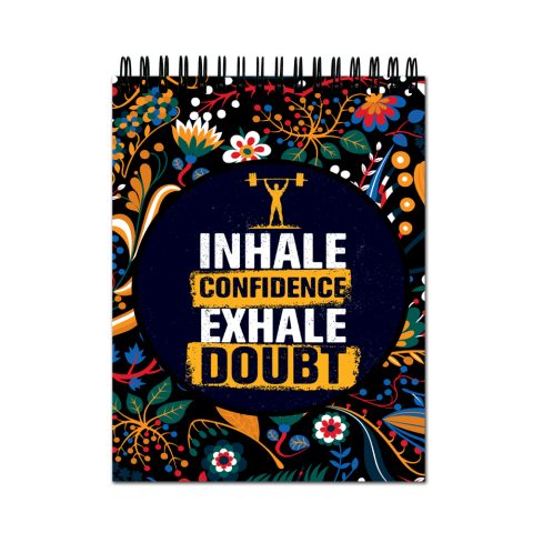 Crafty Worth Sketch Book inhale confidence sketch book A4 Thick Sheets A4 Size,100 Sheets/200 Pages