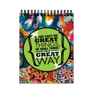 Crafty Worth artist A4 sketch book with If You Can't Do quote cover