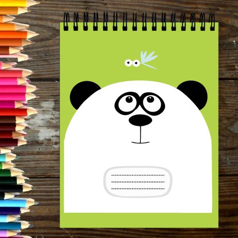 Crafty Worth Sketch Book with panda sketch book for artists a4 Thick Sheets A4 Size,100 Sheets/200 Pages - alternate view