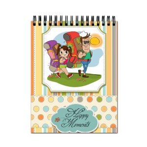 Crafty Worth A4 sketch book with Happy Moments cover design