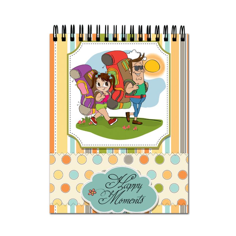 Happy Moments A4 Spiral Sketchbook