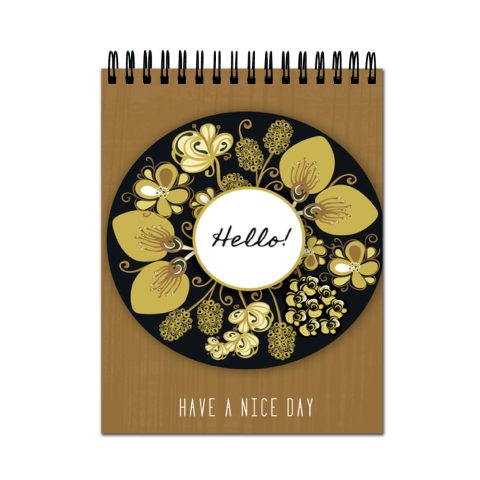 Crafty Worth Sketch Book have a nice day sketch book for artists a4 Thick Sheets A4 Size,100 Sheets/200 Pages