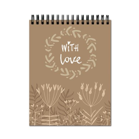 Crafty Worth Sketch Book With love sketch book for sketching Thick Sheets A4 Size,100 Sheets/200 Pages