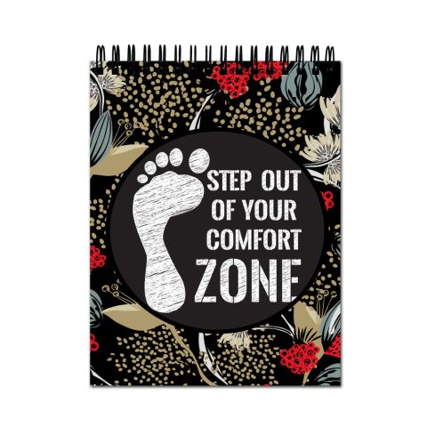 Crafty Worth Sketch Book step out of your comfort zone sketch book A4 Thick Sheets A4 Size,100 Sheets/200 Pages