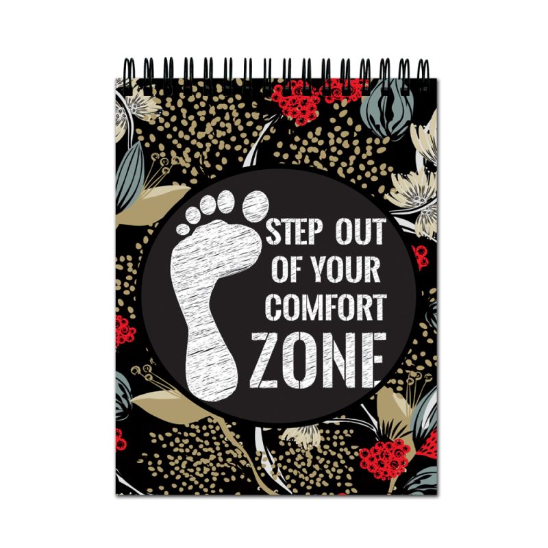 Crafty Worth Sketch Book step out of your comfort zone sketch book A4 Thick Sheets A4 Size,100 Sheets/200 Pages