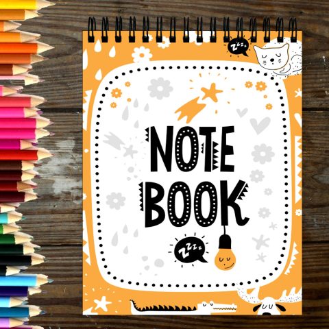 Crafty Worth Sketch Book Note book abstract sketch book for artists a4 Thick Sheets A4 Size,100 Sheets/200 Pages - alternate view