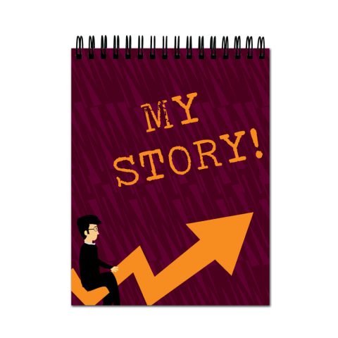 Crafty Worth Sketch Book my story up sketch book for kids Thick Sheets A4 Size,100 Sheets/200 Pages