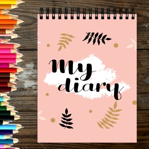 Crafty Worth Sketch Book My diary sketch book for artists a4 Thick Sheets A4 Size,100 Sheets/200 Pages - alternate view
