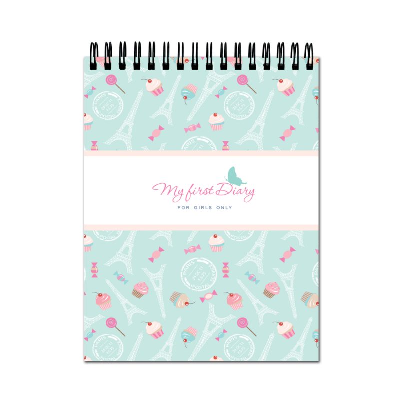 Paris Theme Kids Art Diary