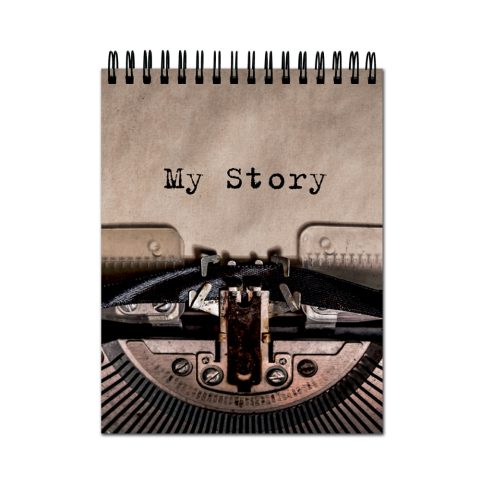 Crafty Worth Sketch Book My story typeriter sketch book for kids Thick Sheets A4 Size,100 Sheets/200 Pages