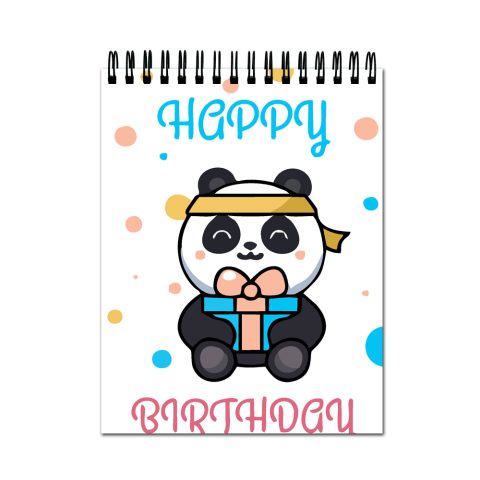 Crafty Worth Sketch Book happy birthday panda sketch book for sketching Thick Sheets A4 Size,100 Sheets/200 Pages