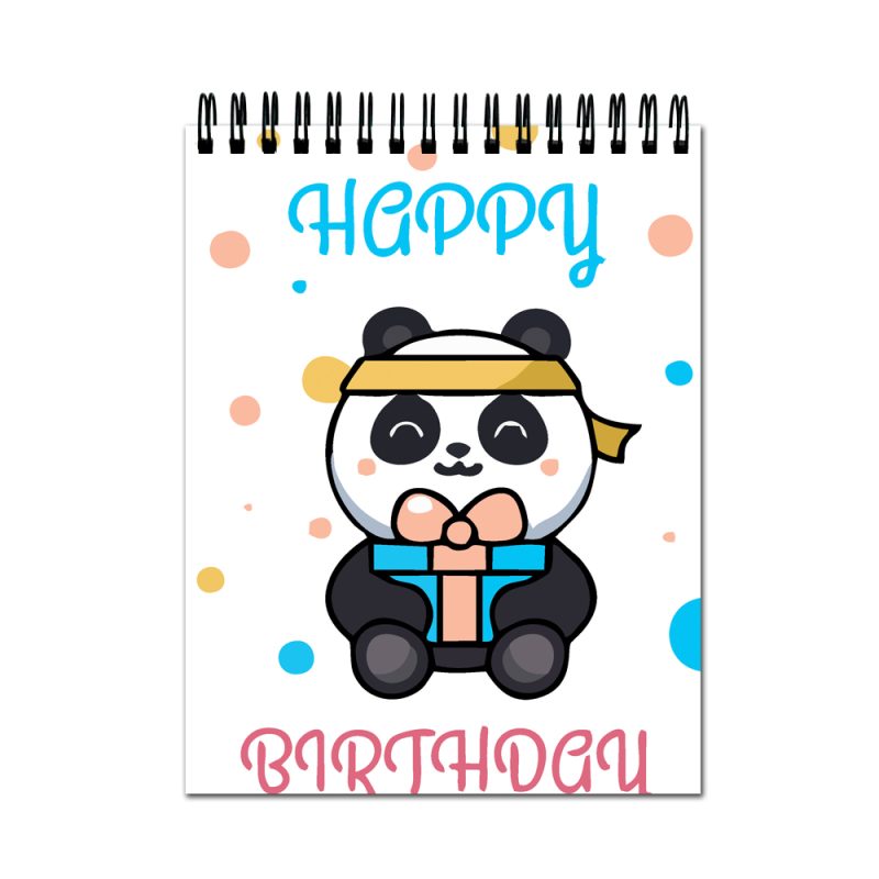 Crafty Worth Sketch Book happy birthday panda sketch book for sketching Thick Sheets A4 Size,100 Sheets/200 Pages