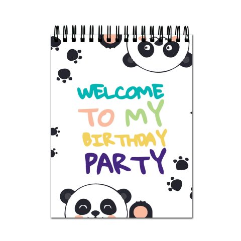 Crafty Worth Sketch Book welcome to my party sketch book for kids Thick Sheets A4 Size,100 Sheets/200 Pages