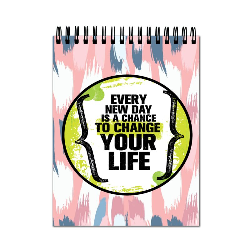Inspirational Quote A4 Wire-Bound Sketchbook