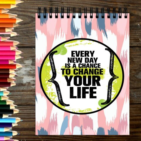 Crafty Worth Sketch Book every new day sketch book for kids Thick Sheets A4 Size,100 Sheets/200 Pages - alternate view