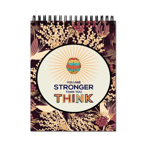 Crafty Worth Sketch Book you are stronger sketch book for kids Thick Sheets A4 Size,100 Sheets/200 Pages
