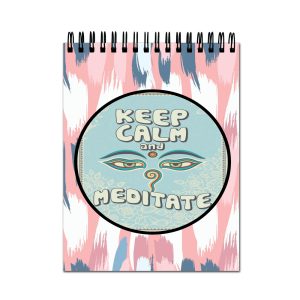 Crafty Worth kids A4 sketch book with Keep Calm cover design