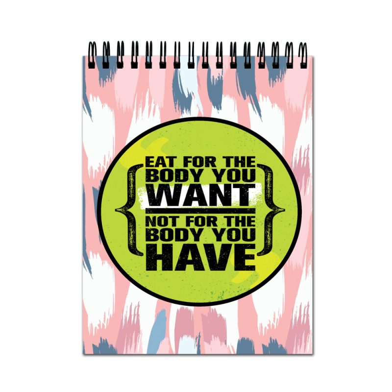 Crafty Worth Sketch Book eat for the body sketch book for sketching Thick Sheets A4 Size,100 Sheets/200 Pages