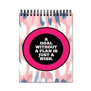 Crafty Worth kids A4 sketch book with A Goal motivational cover