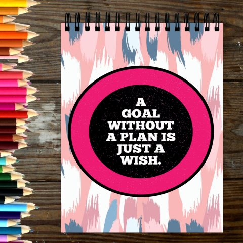 Crafty Worth Sketch Book a goal sketch book for kids Thick Sheets A4 Size,100 Sheets/200 Pages - alternate view