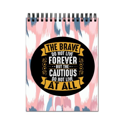 Crafty Worth Sketch Book the brave do not live sketch book for kids Thick Sheets A4 Size,100 Sheets/200 Pages
